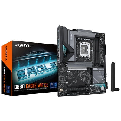 Gigabyte B860 EAGLE WiFi 6E ATX Motherboard LGA1851 DDR5 12-Phase Gigabyte B860 EAGLE WiFi 6E ATX Motherboard LGA1851 DDR5 12-Phase